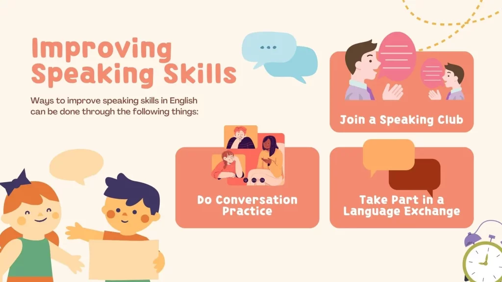 improving speaking skill is key in learning english